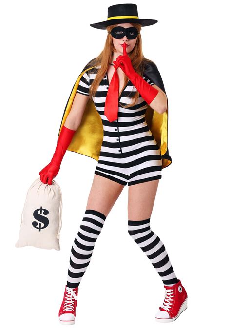 womens burglar costume